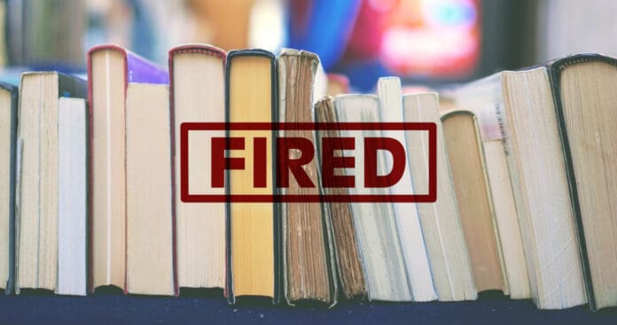 teacher fired over books